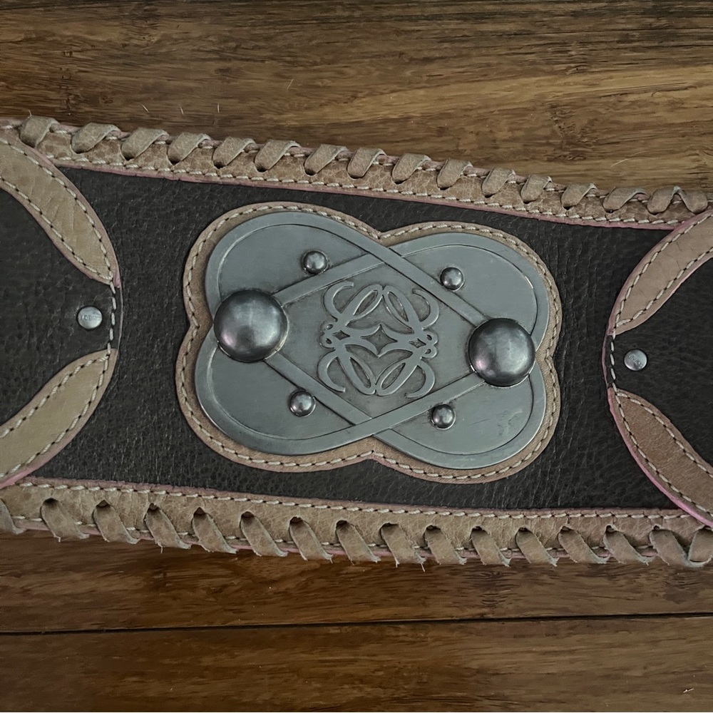 Loewe Tan Leather Belt